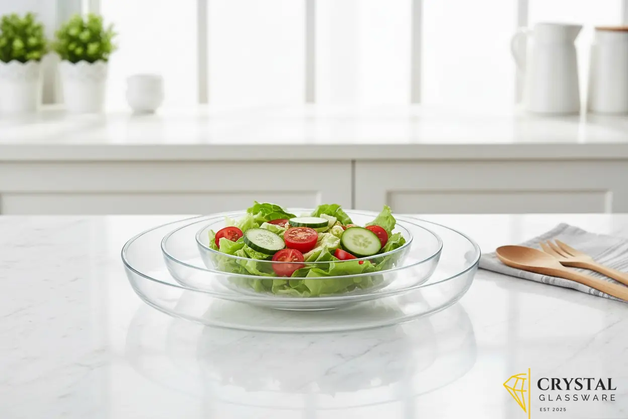 Deli glass dish 3pc — Crystal Glassware Pakistan